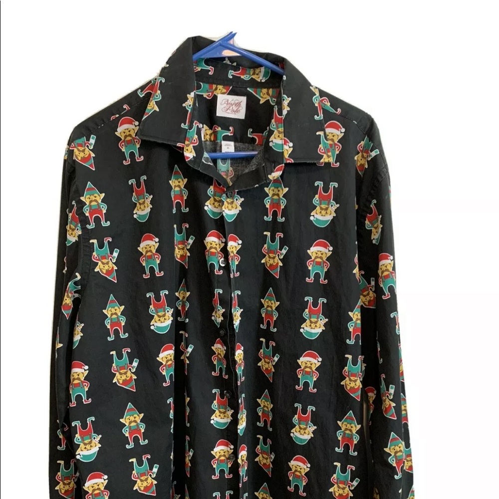 North Pole Christmas Elf Elves Shirt Men’s XL